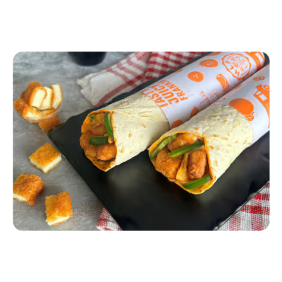 Crispy Paneer Frankie